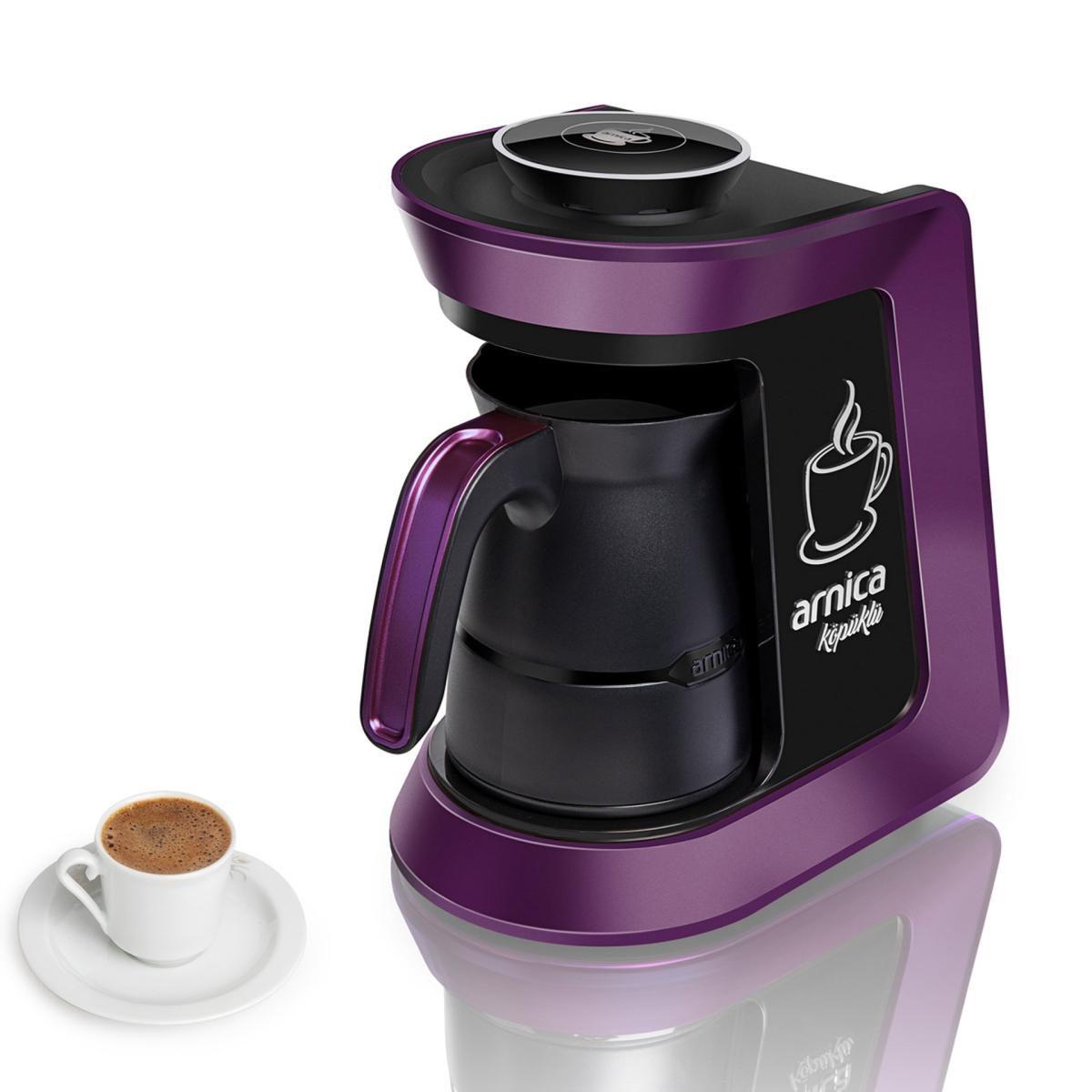 Arnica köpüklü otomatik türk kahve makinesi Mor (IH32054)